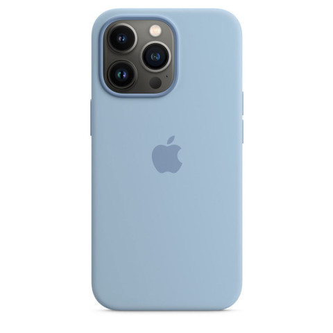 Чохол LUX Silicone Case для iPhone 13 Pro Blue Fog with MagSafe